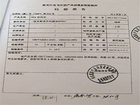 檢驗報告